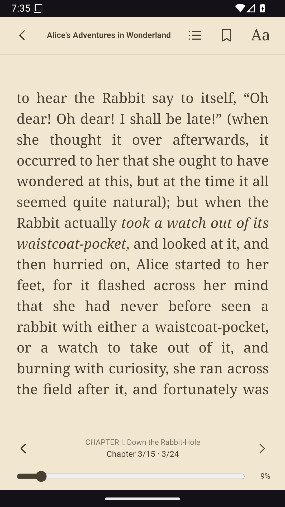 Acquired Reader, Android Android