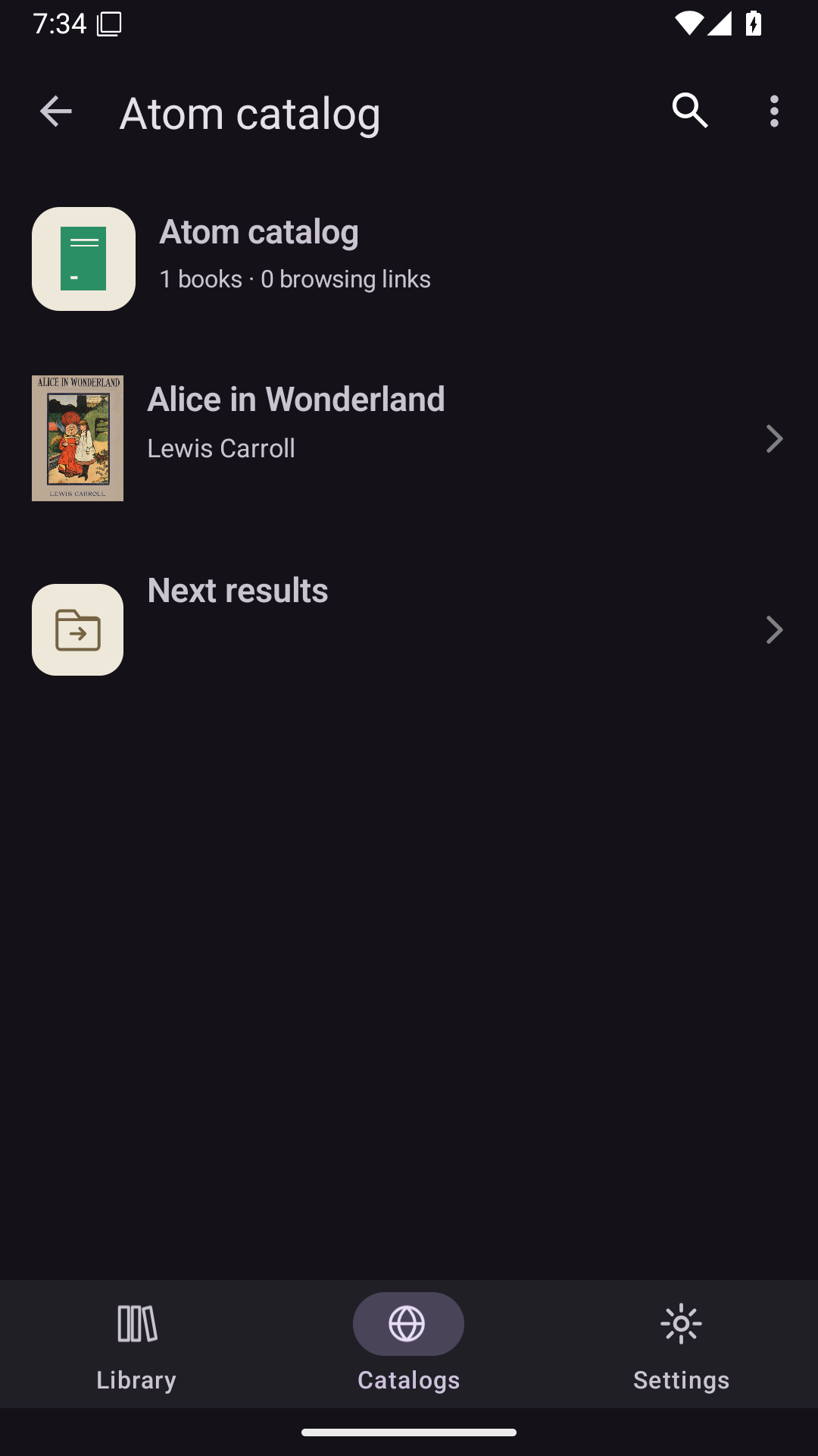 Catalog Atom Cover, Android Android