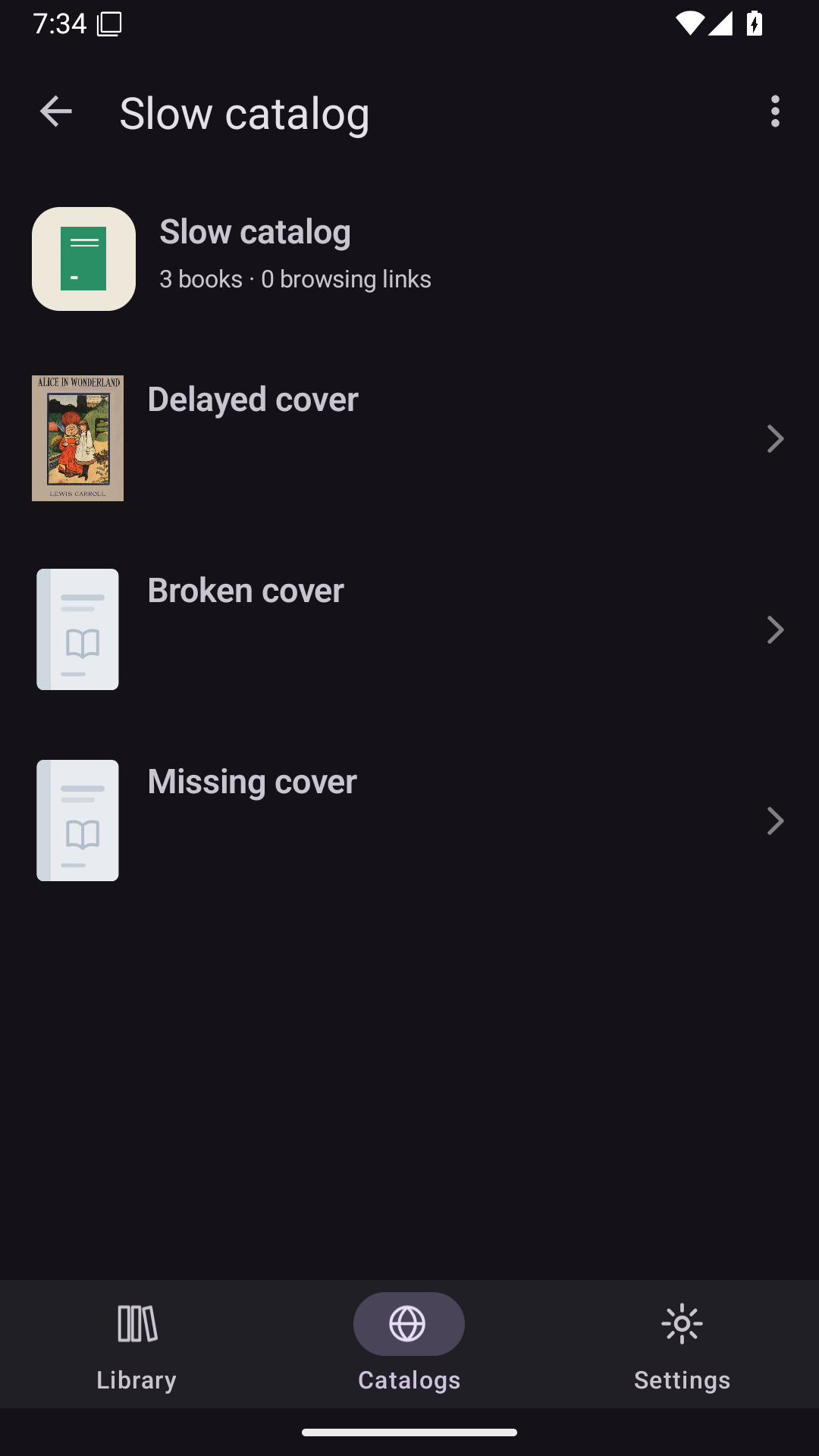 Catalog Covers, Android Android