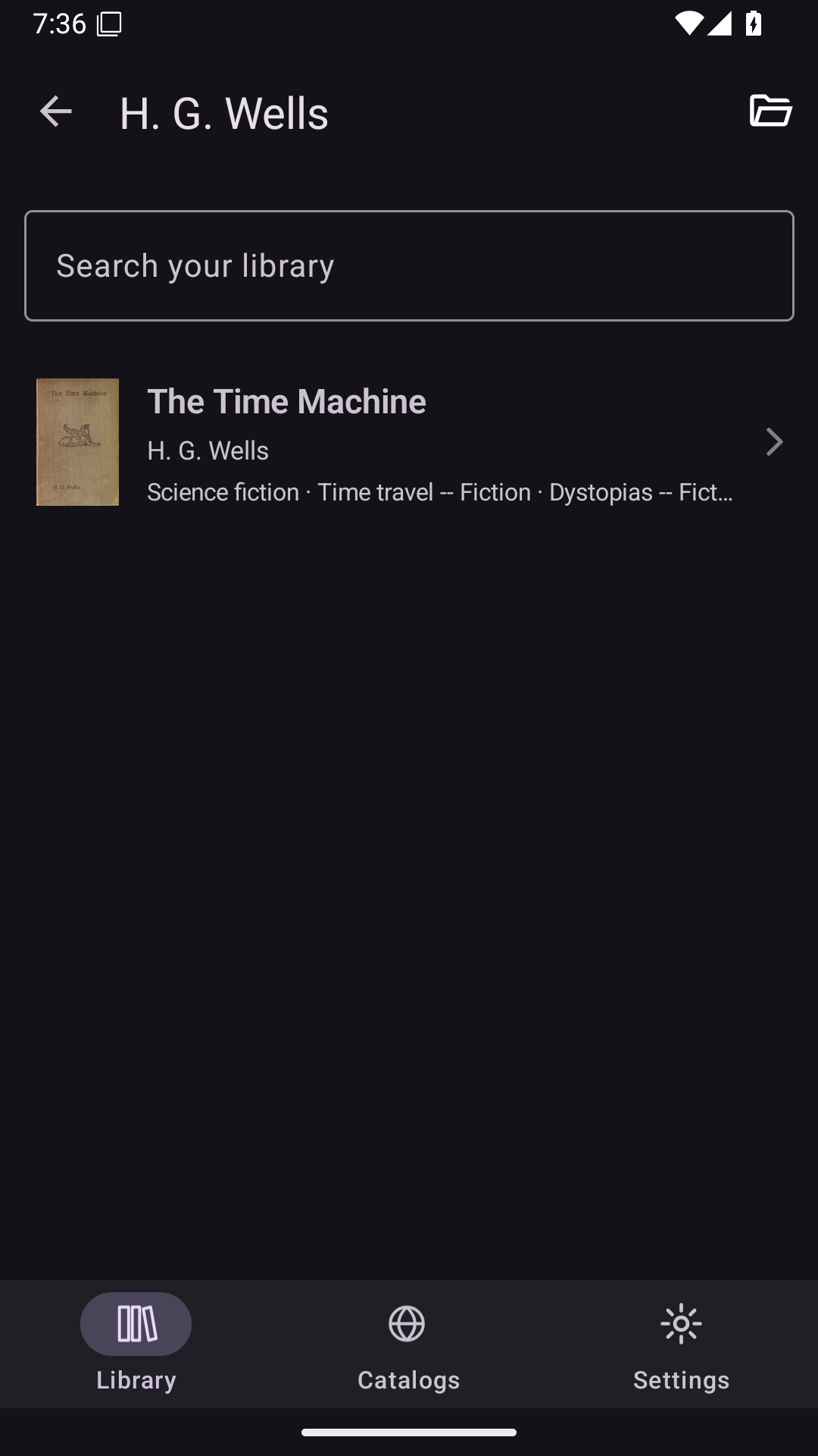 Library Author Books, Android Android