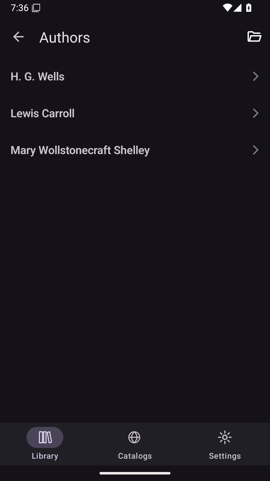 Library Authors, Android Android