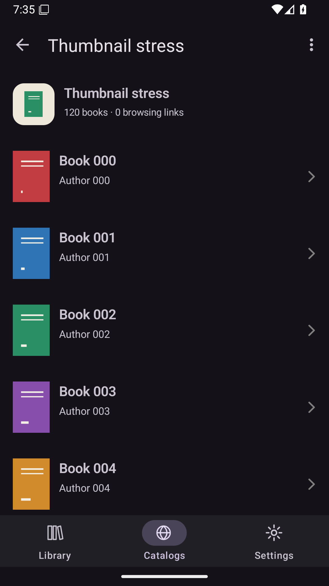 Thumbnails Loaded, Android Android