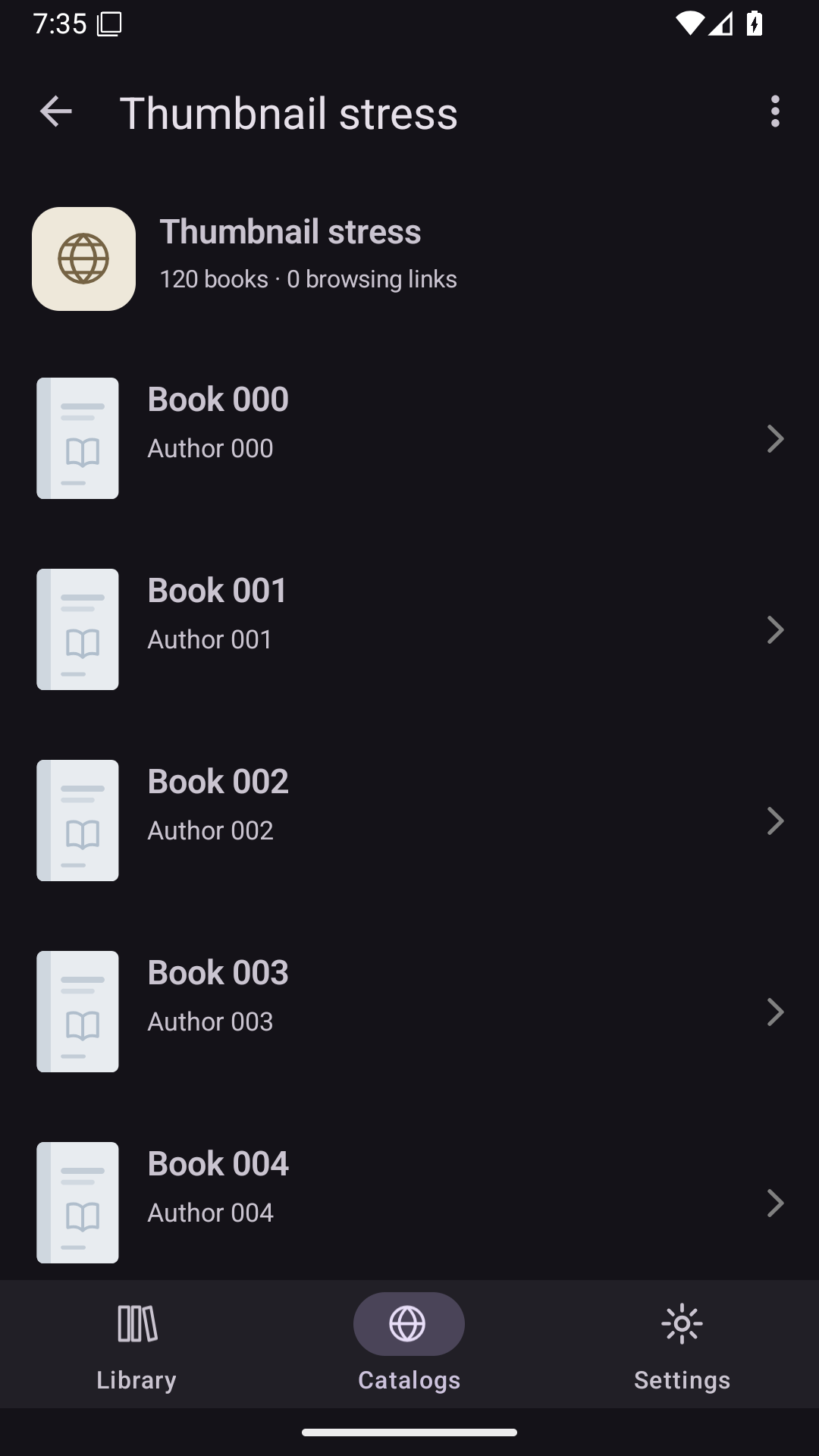 Thumbnails Loading, Android Android