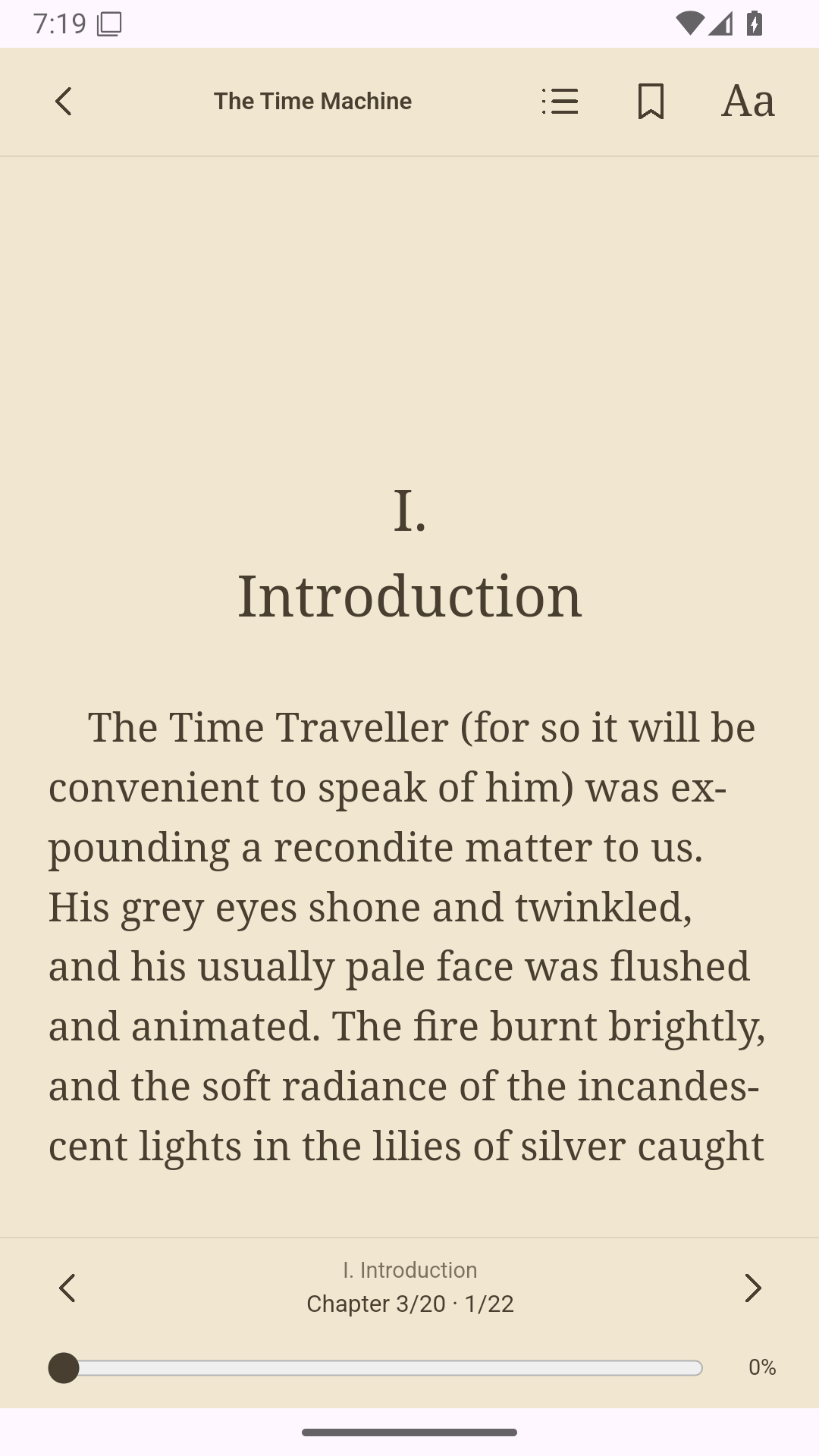 The Time Machine · Read, Android Android