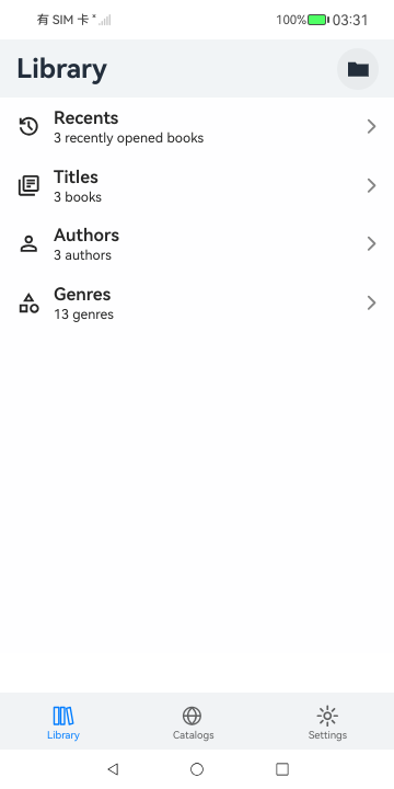 Library Folders, HarmonyOS ArkUI