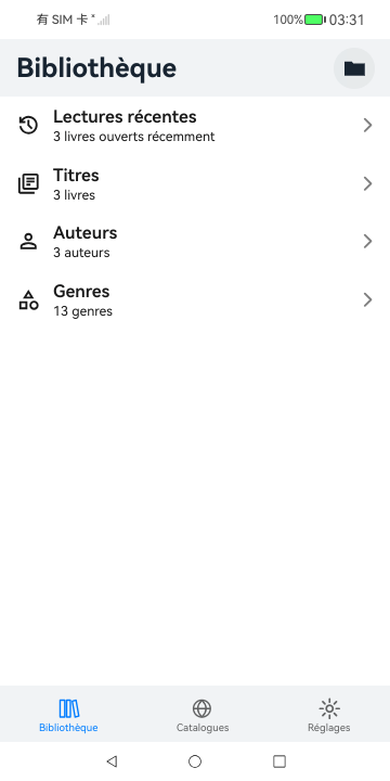 Library French, HarmonyOS ArkUI