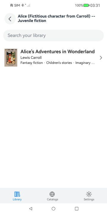 Library Genre Books, HarmonyOS ArkUI