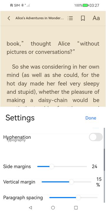 Reader Layout, HarmonyOS ArkUI
