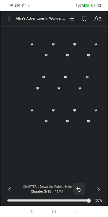 Reader Safe Area Last Page, HarmonyOS ArkUI