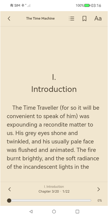 The Time Machine · Read, HarmonyOS ArkUI