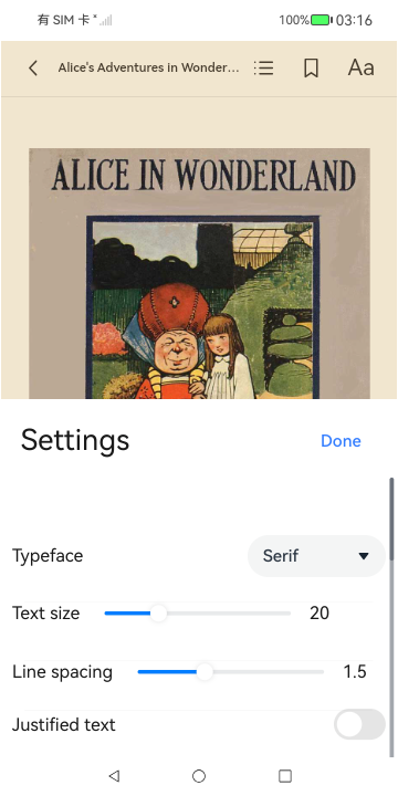 Settings, HarmonyOS ArkUI
