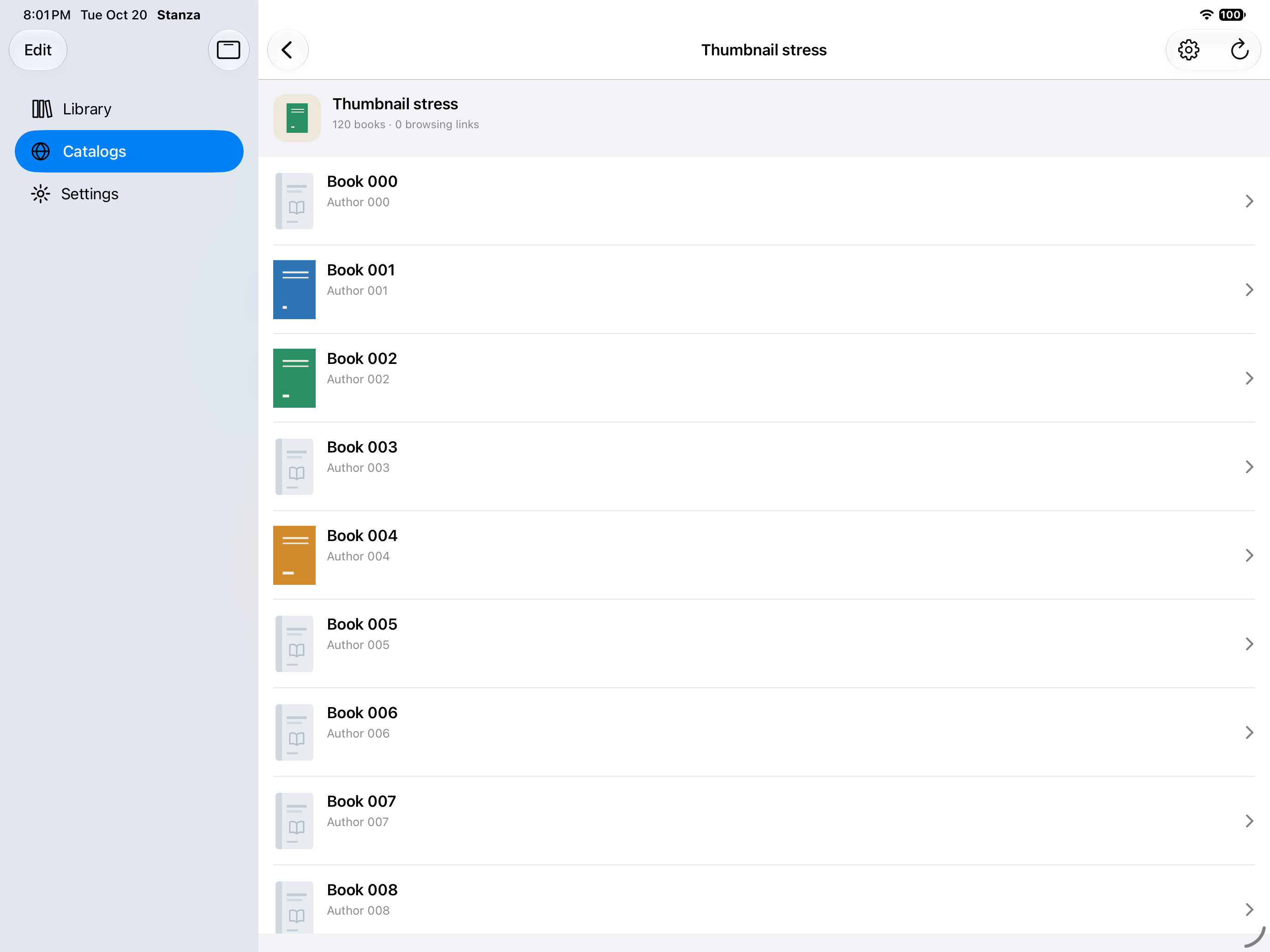 Thumbnails Loading, iOS iPad
