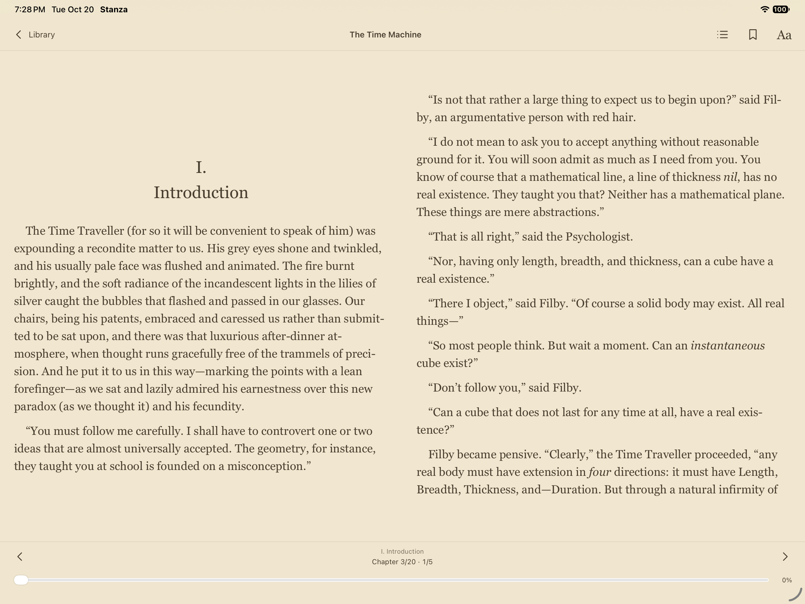 The Time Machine · Read, iOS iPad