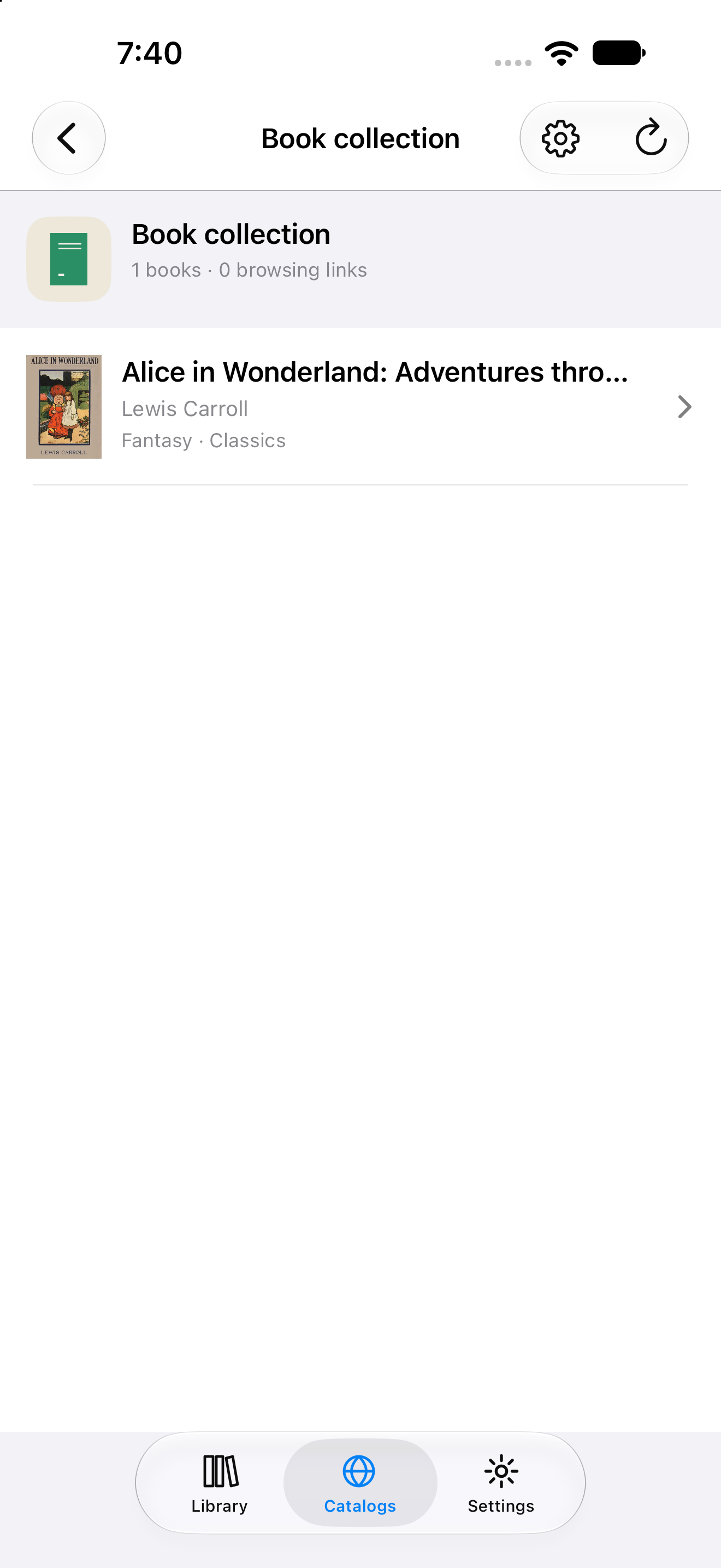 Book List, iOS UIKit