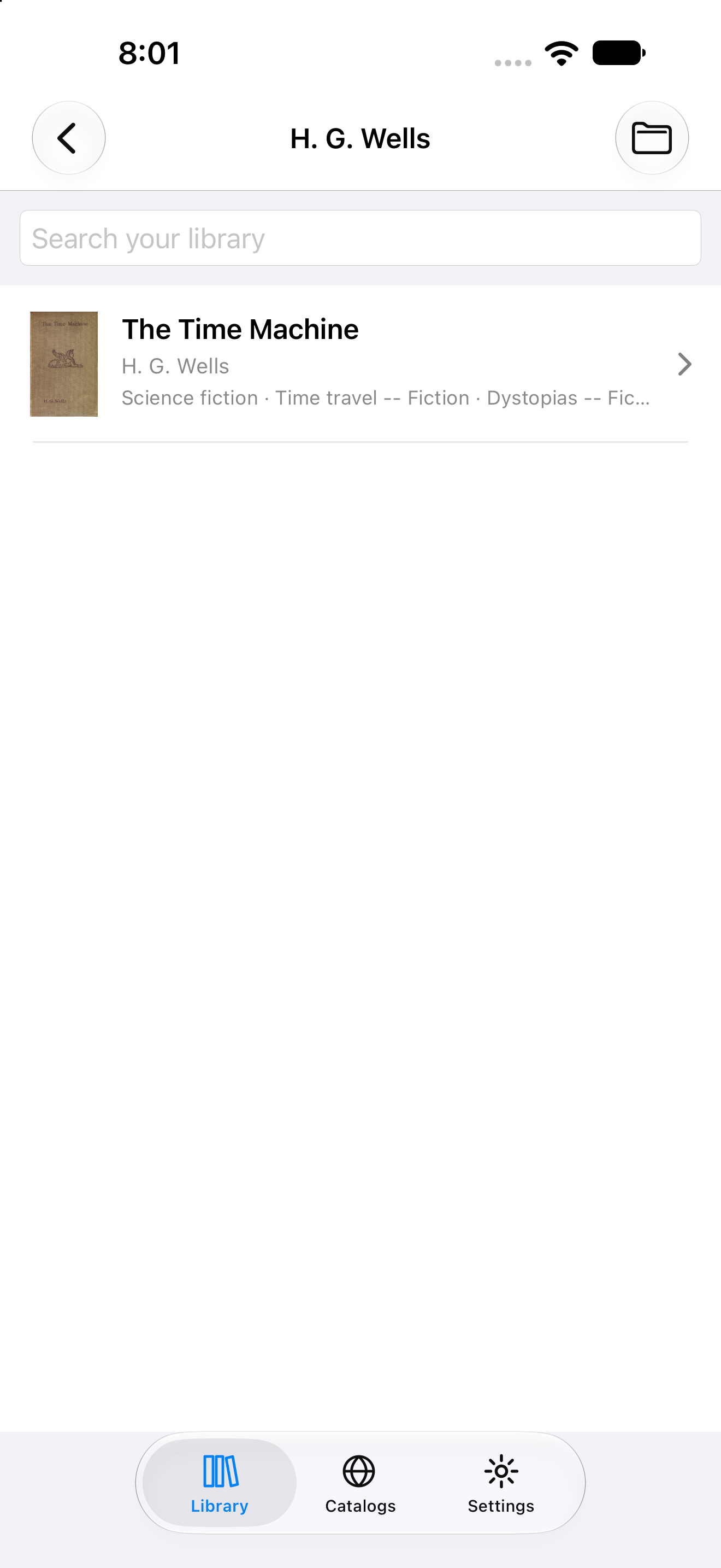 Library Author Books, iOS UIKit