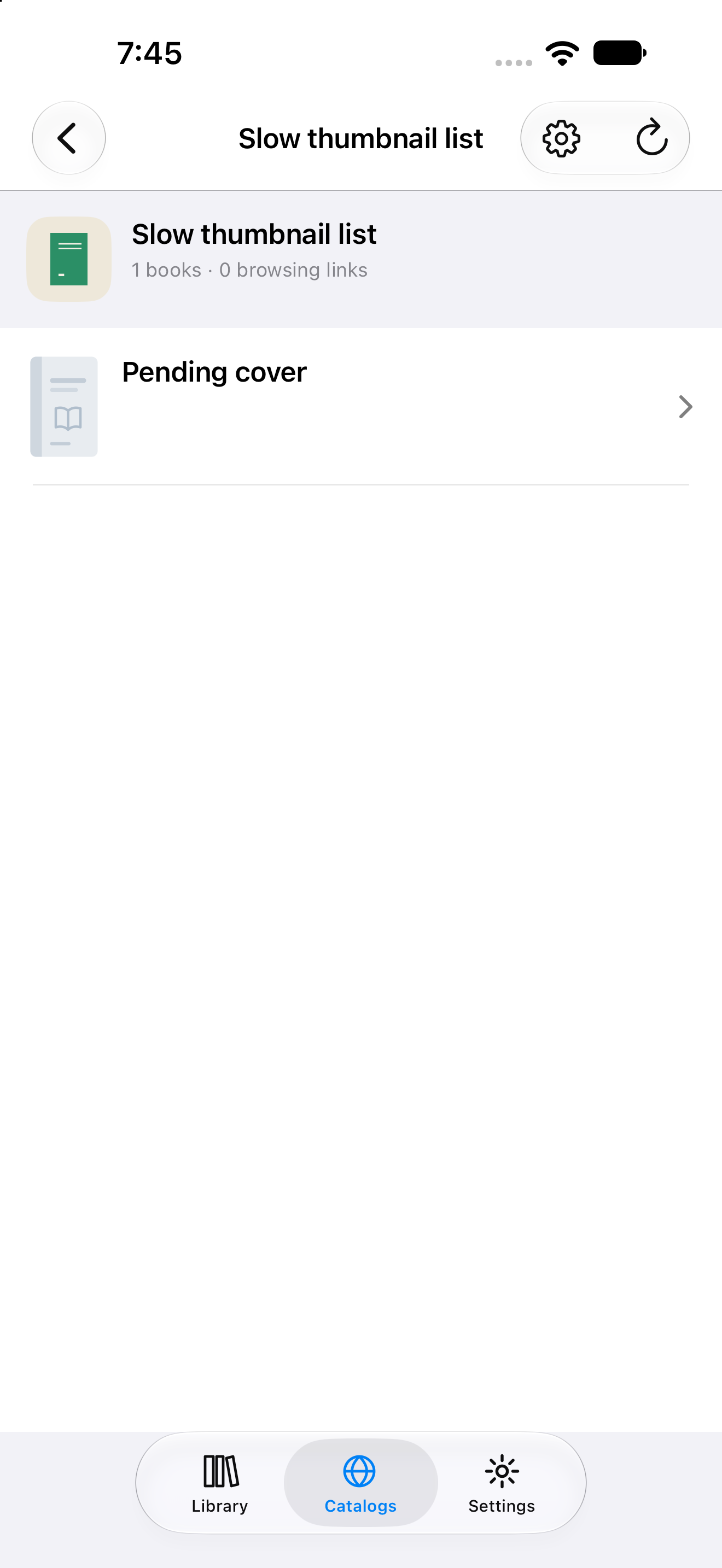 Pending Thumbnail, iOS UIKit