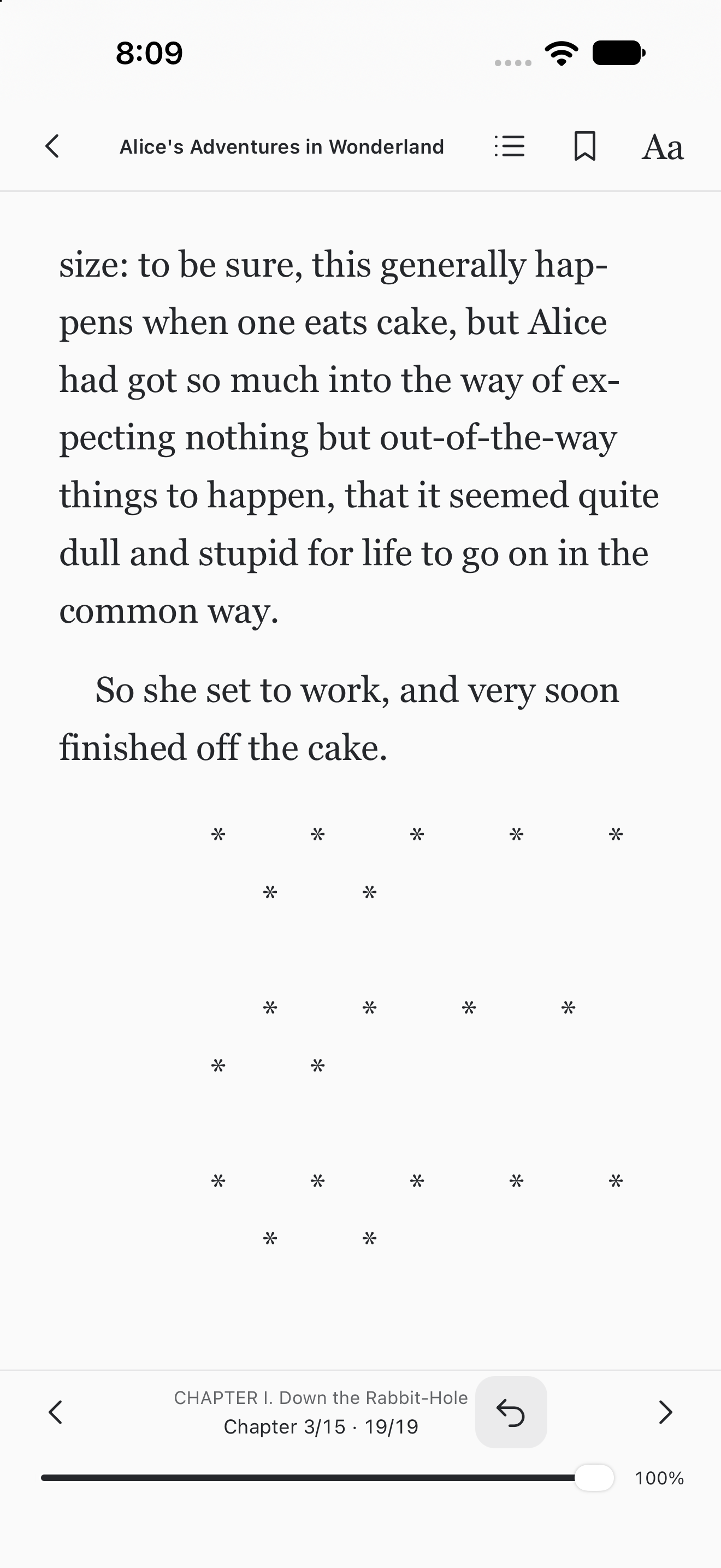 Reader Last Page Margins, iOS UIKit