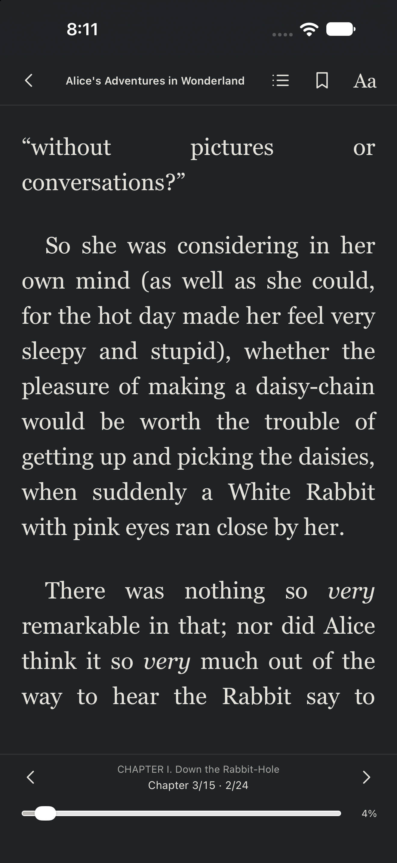 Reader Safe Area Next Page, iOS UIKit