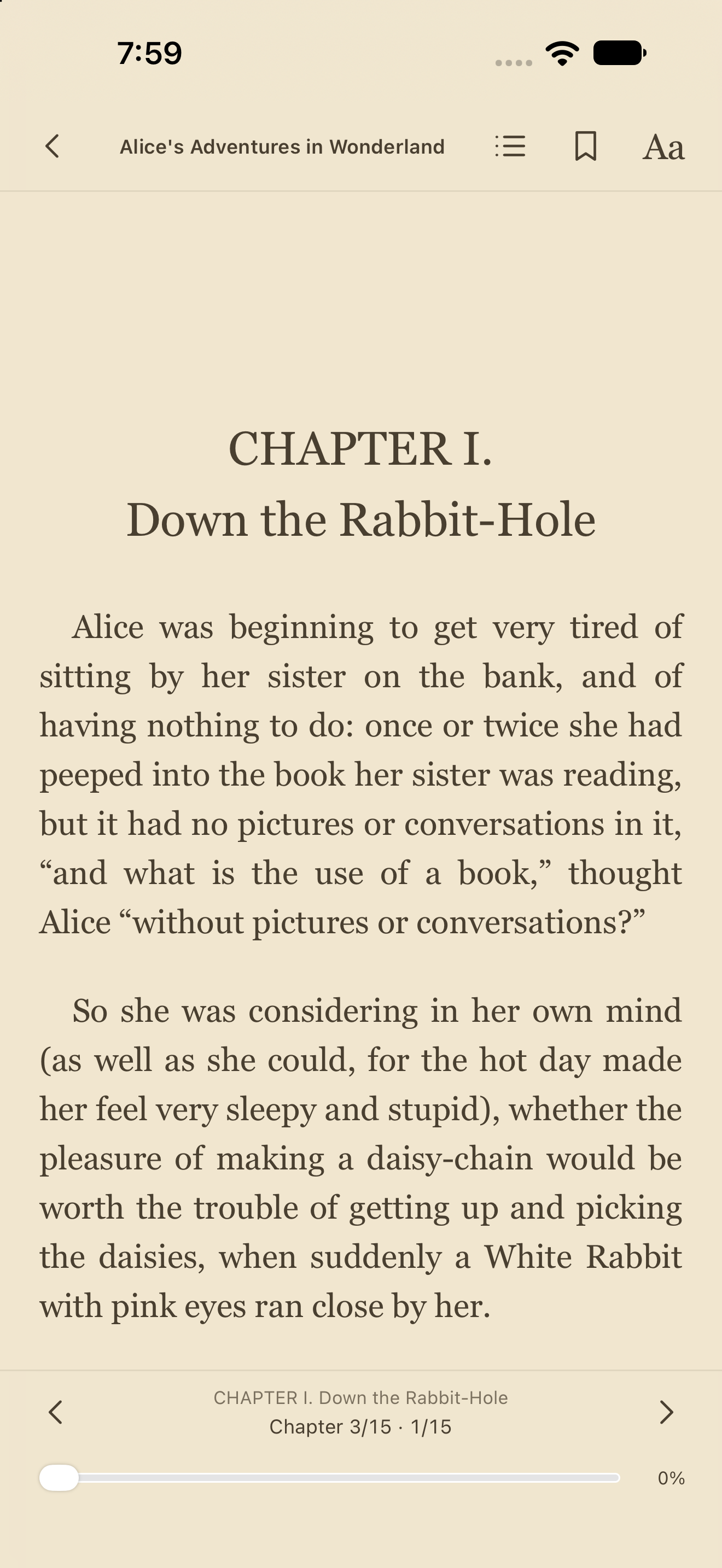 Reader, iOS UIKit