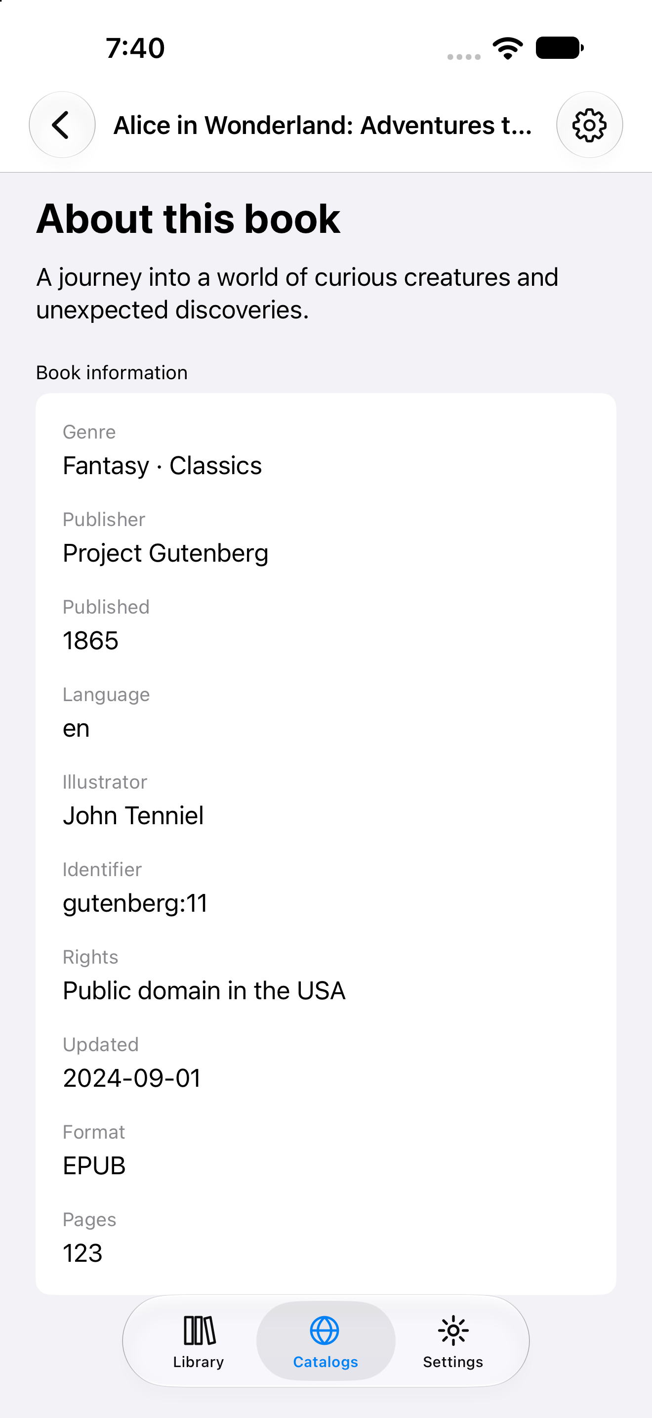 Remote Book Metadata, iOS UIKit
