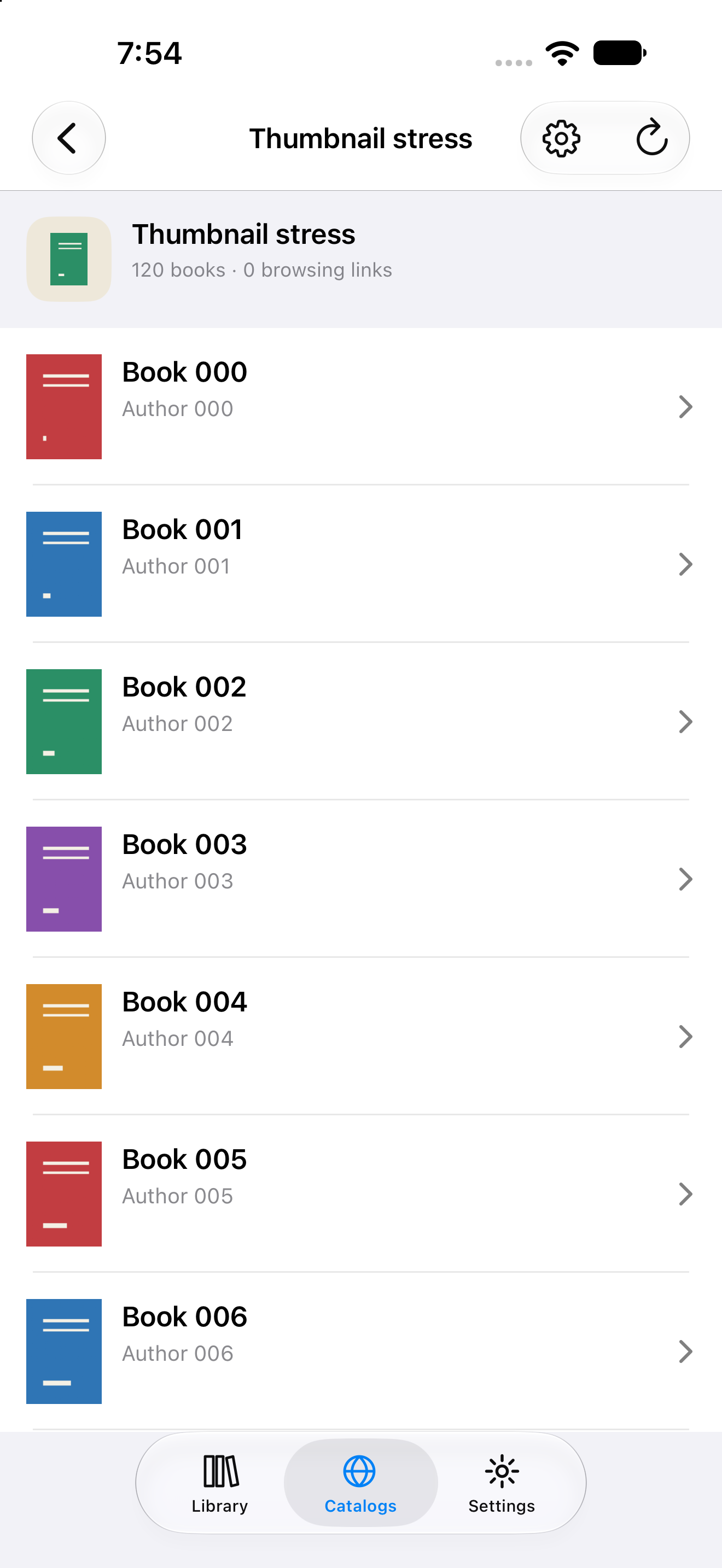 Thumbnails Loaded, iOS UIKit