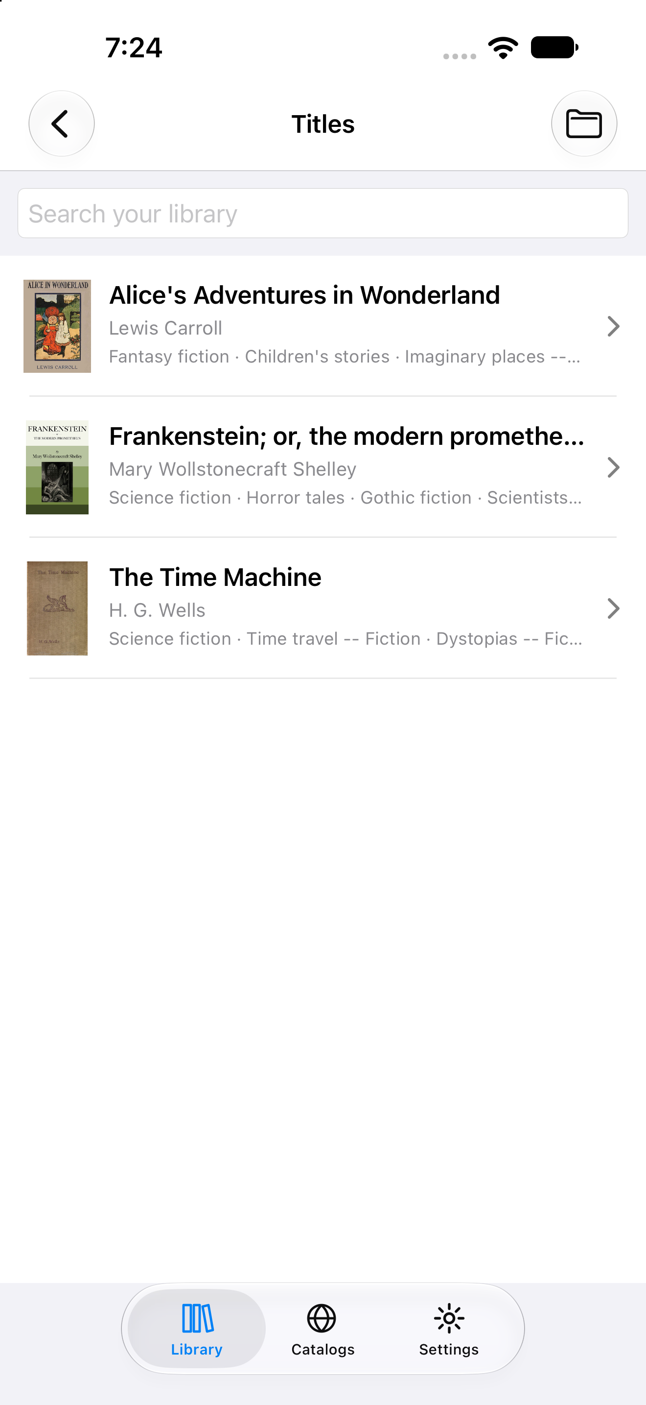 Library, iOS UIKit