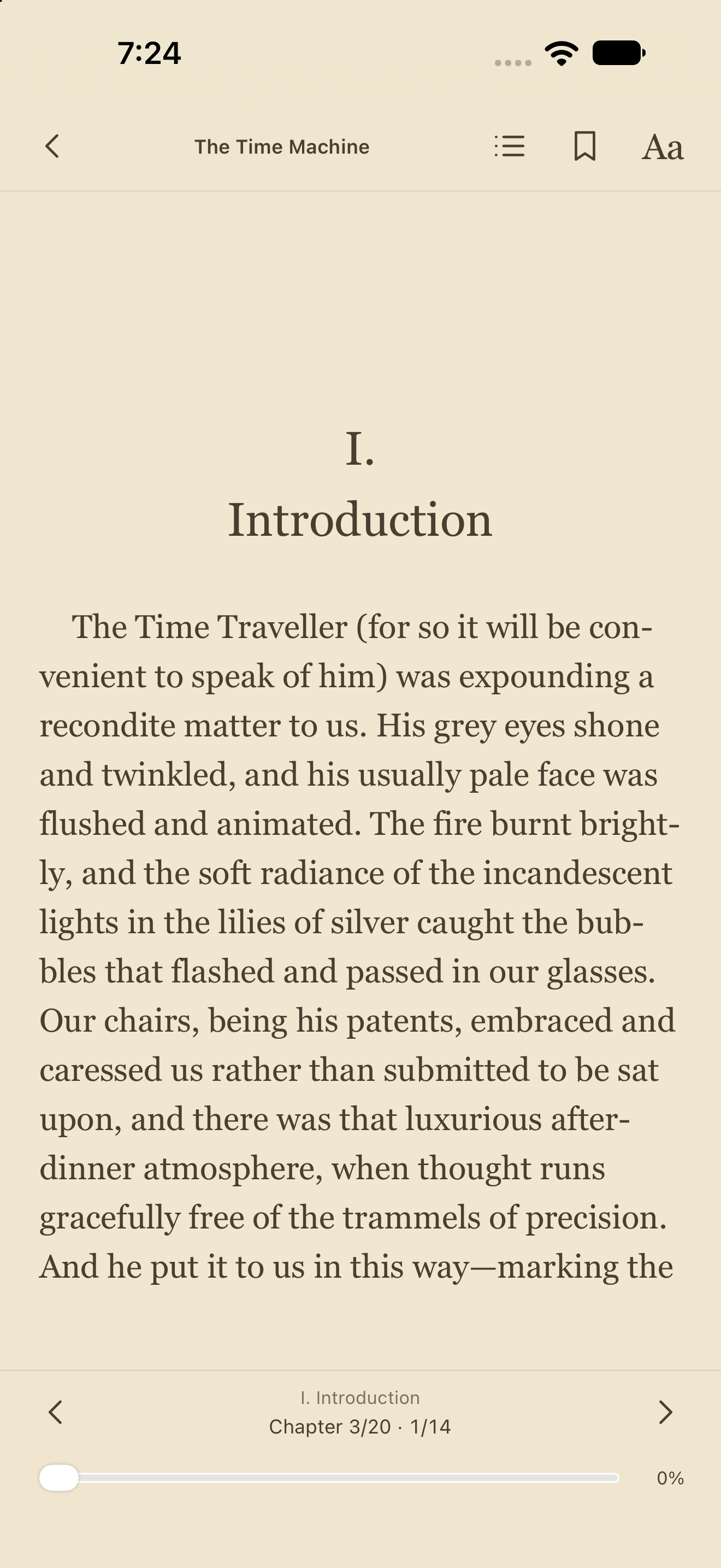 The Time Machine · Read, iOS UIKit