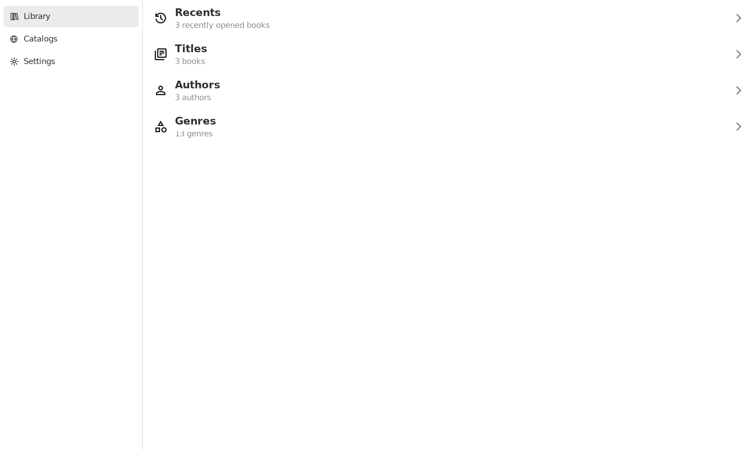 Library Folders, Linux GTK 4