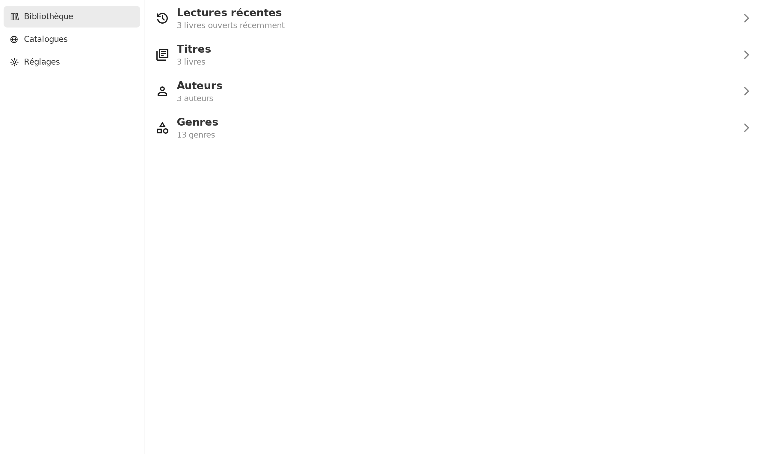 Library French, Linux GTK 4