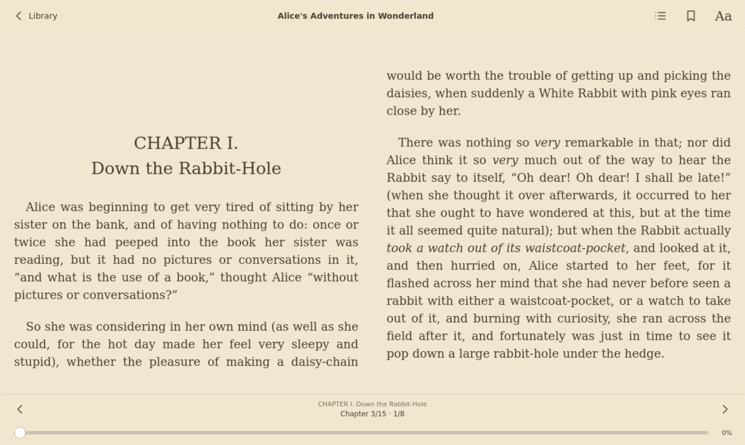 Reader, Linux GTK 4