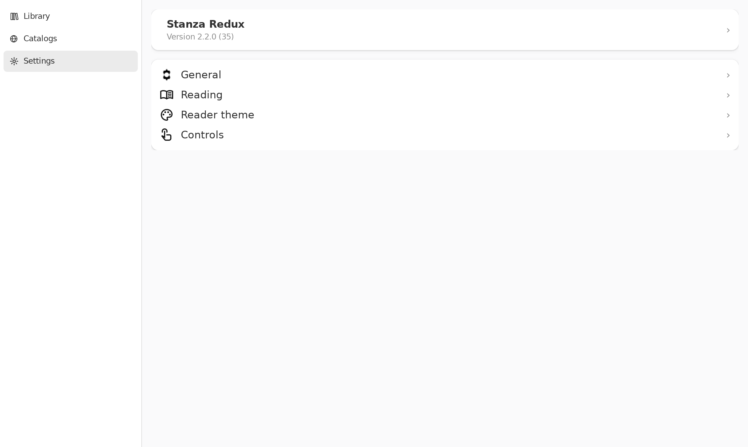 Settings Page, Linux GTK 4