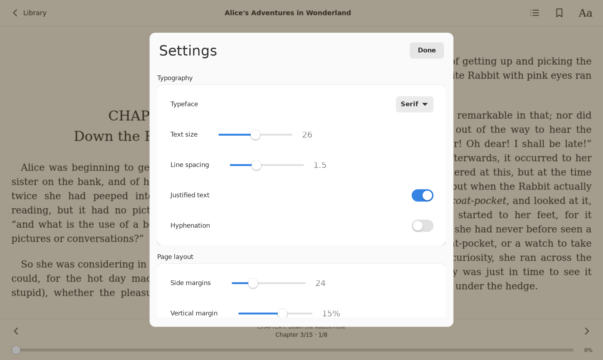 Settings, Linux GTK 4