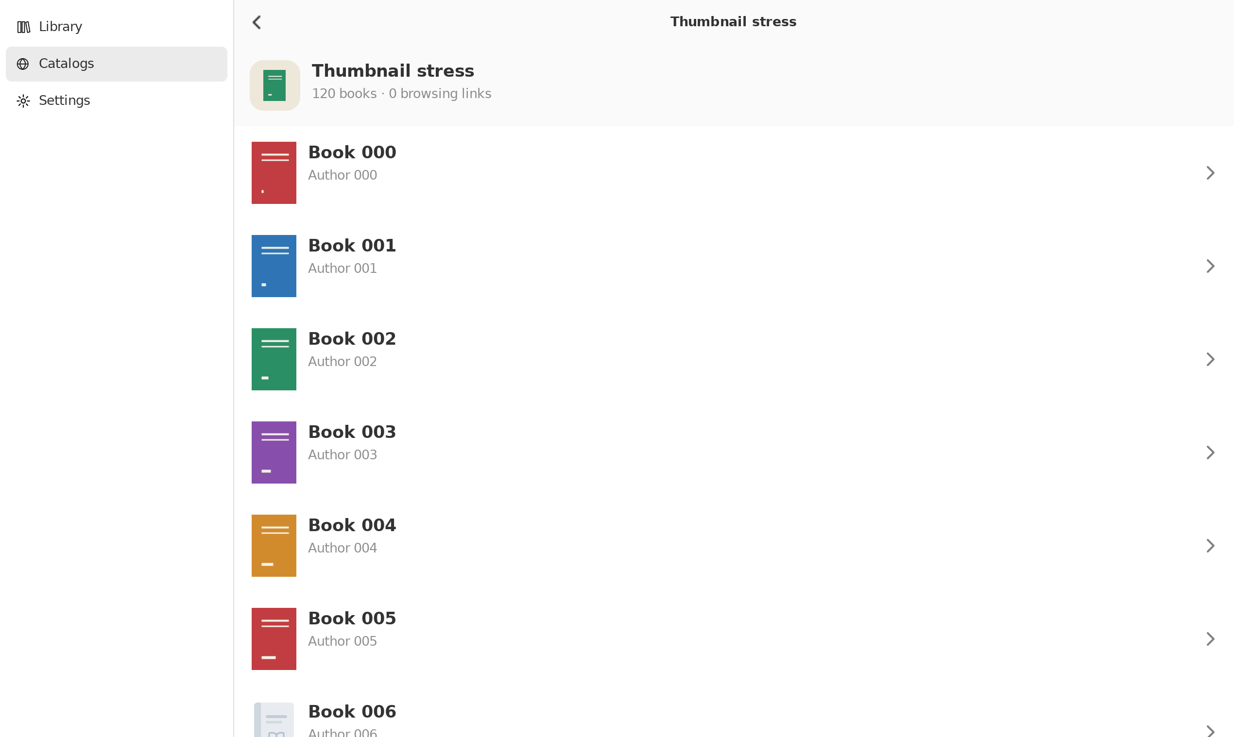 Thumbnails Loaded, Linux GTK 4