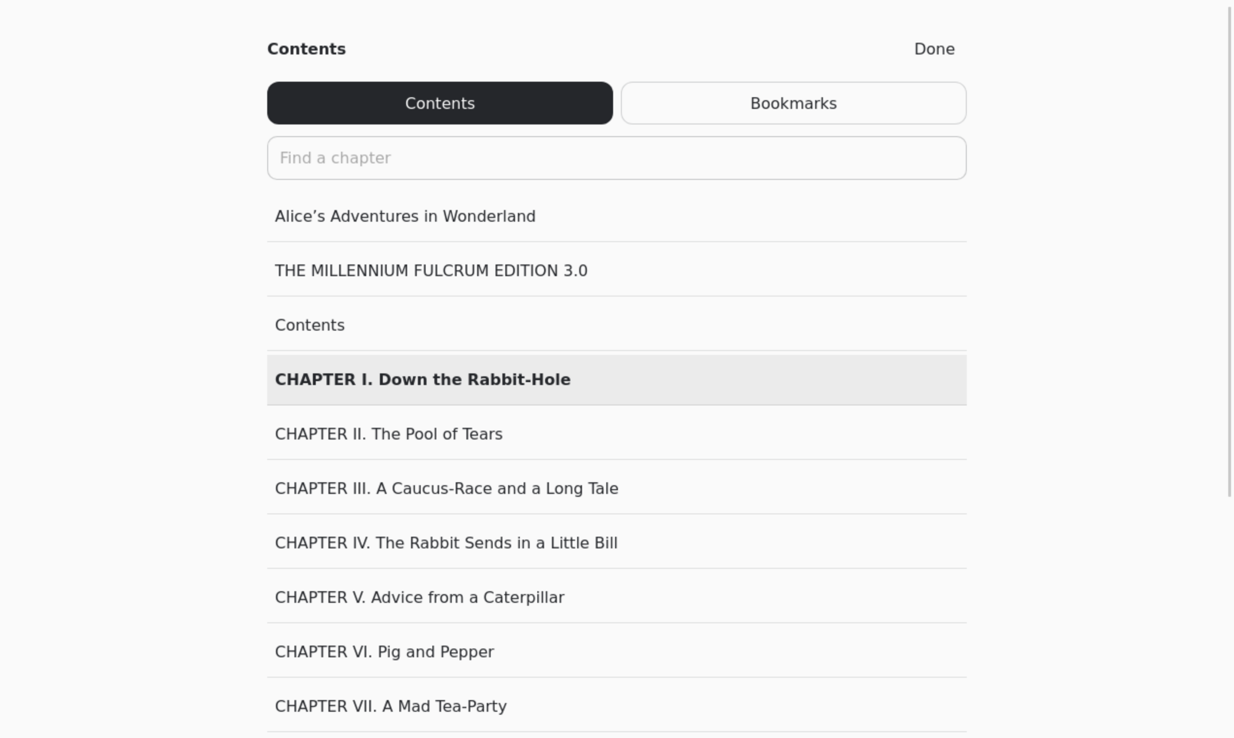 Contents, Linux GTK 4