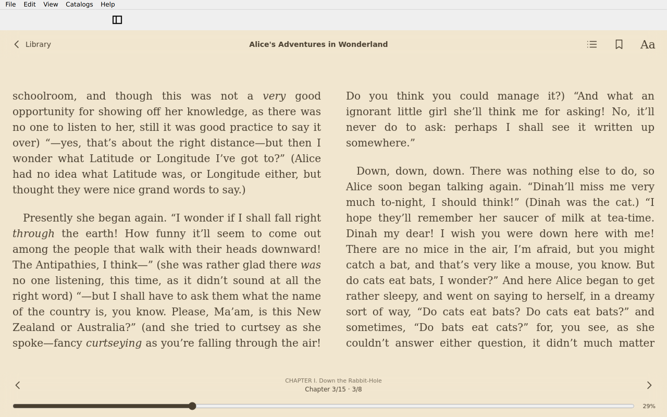 Acquired Reader, Linux Qt 6