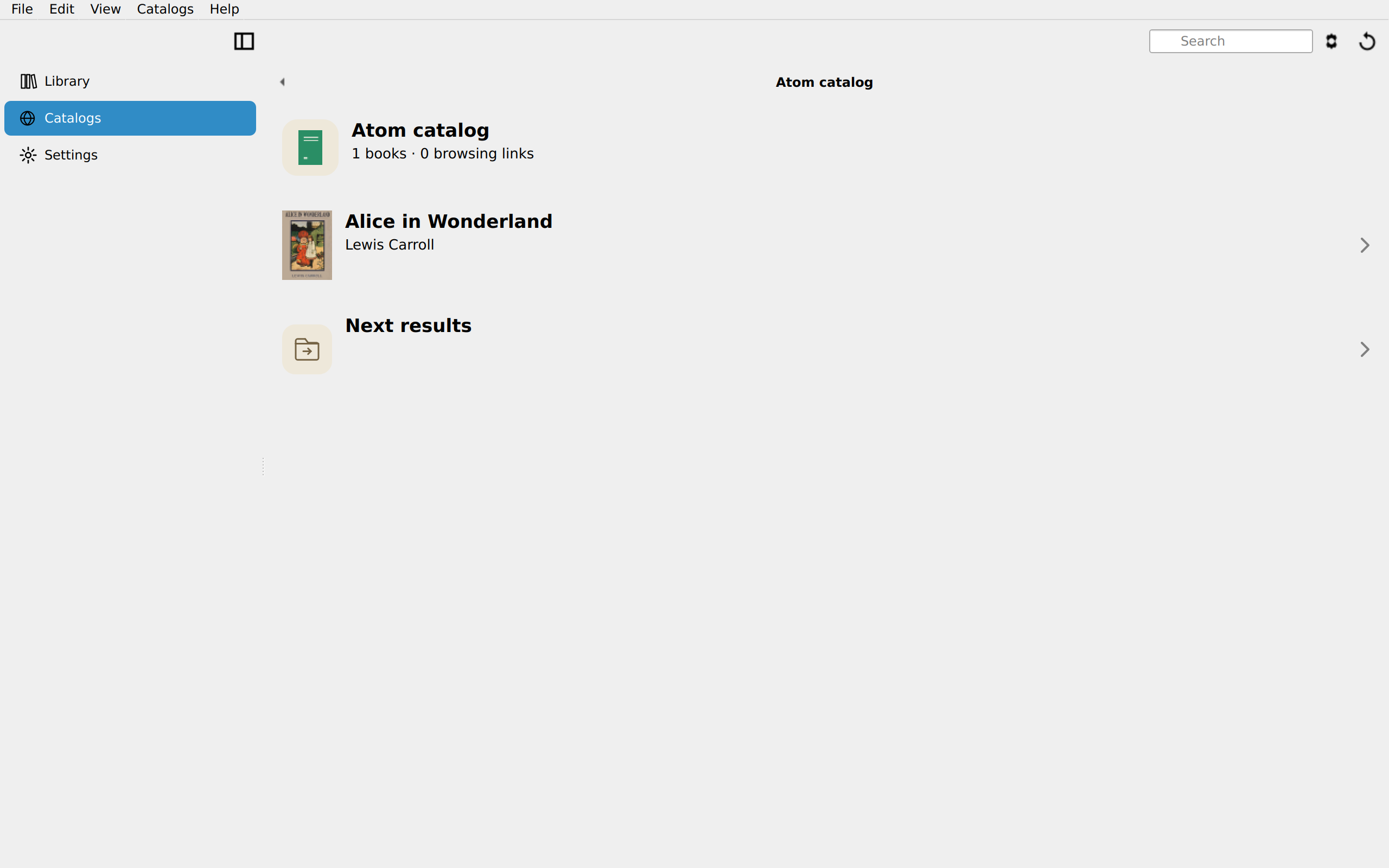 Catalog Atom Cover, Linux Qt 6