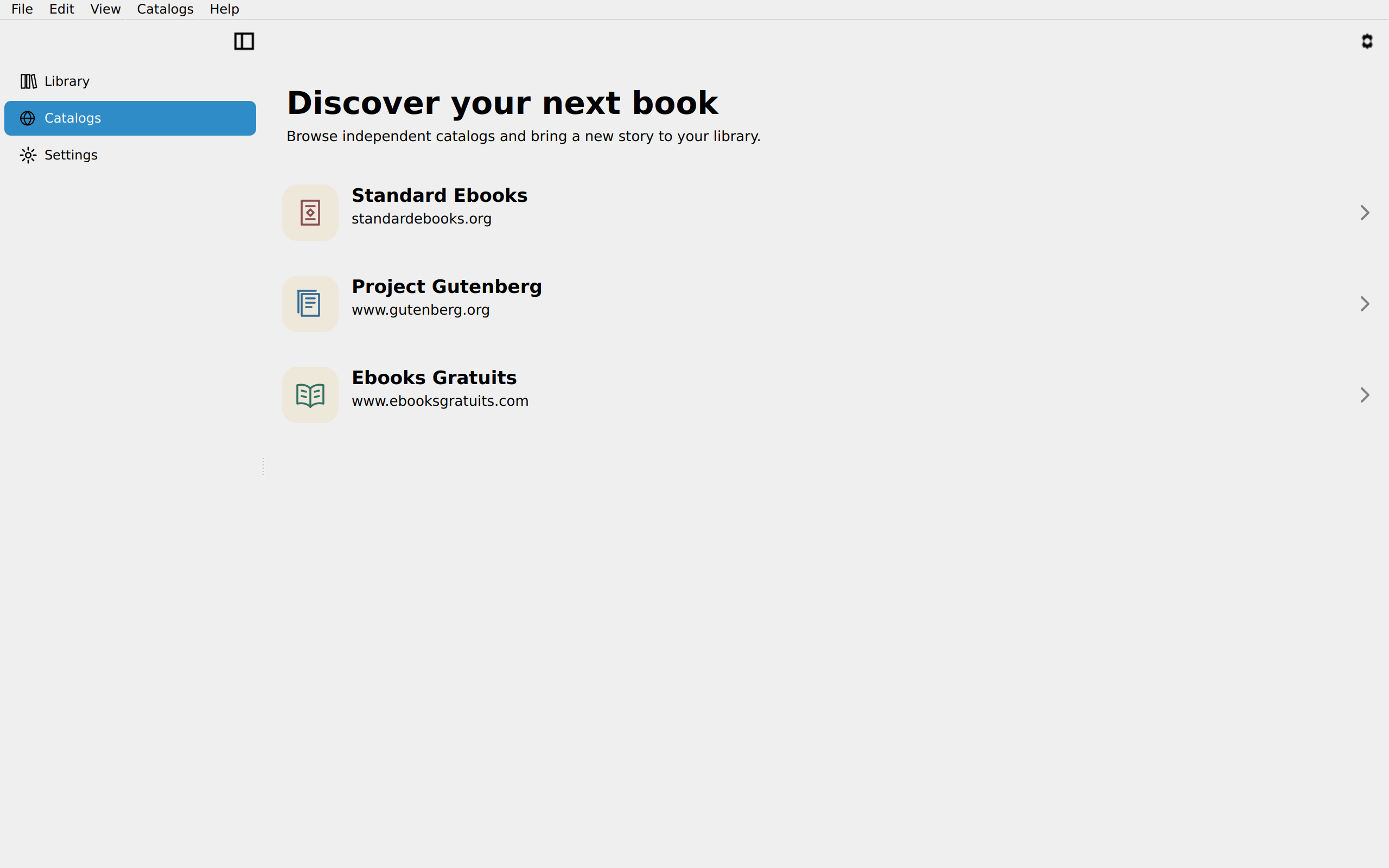 Catalogs, Linux Qt 6