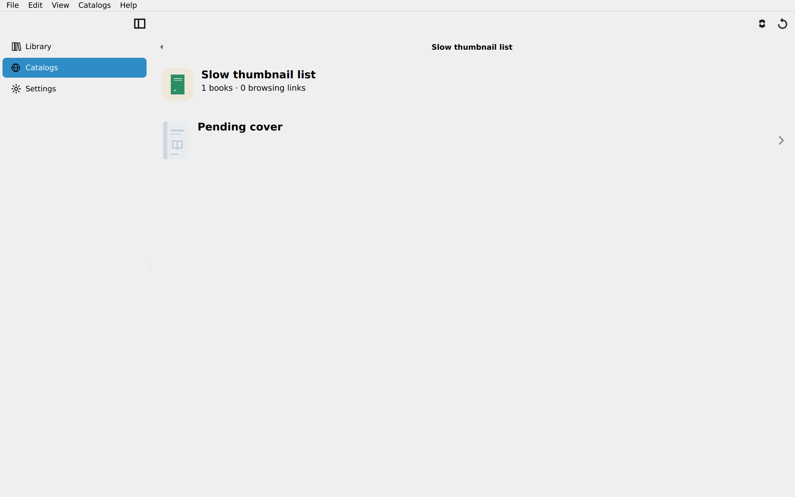 Pending Thumbnail, Linux Qt 6