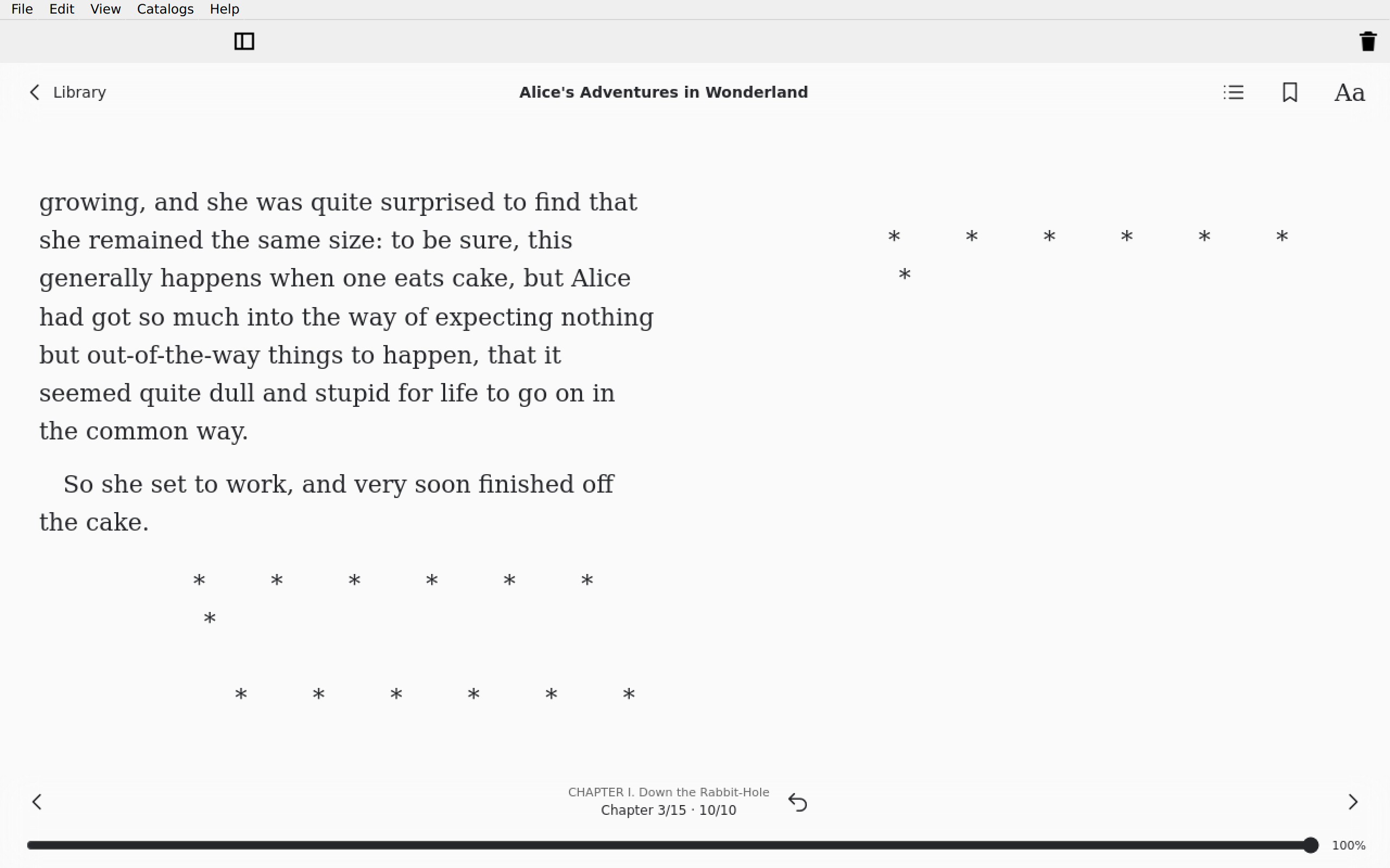 Reader Last Page Margins, Linux Qt 6