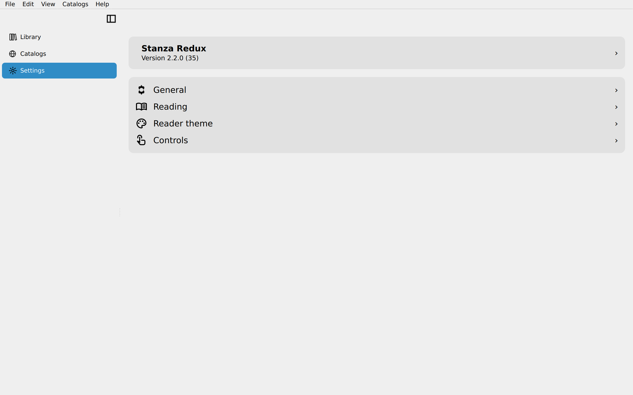 Settings Page, Linux Qt 6