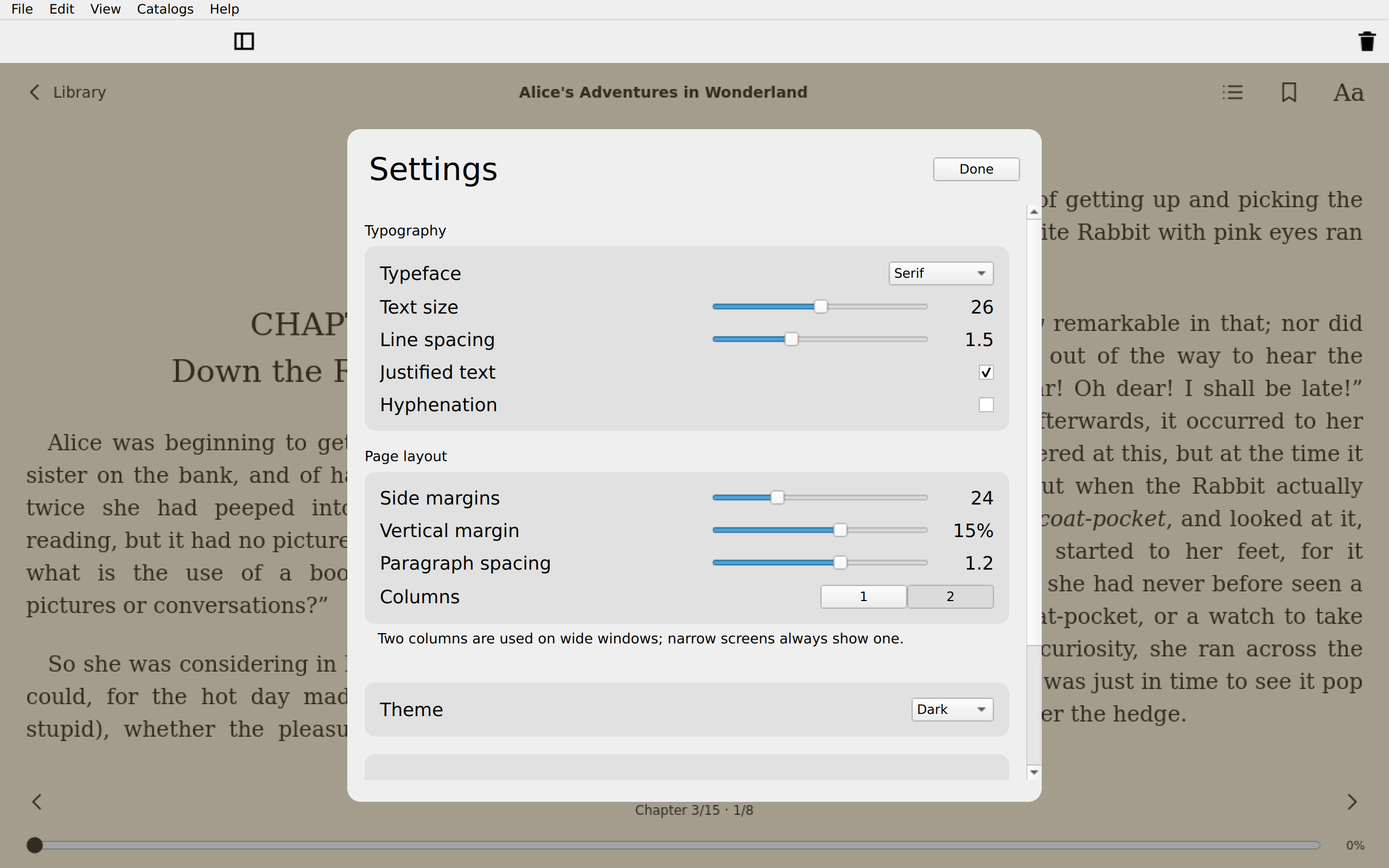 Settings, Linux Qt 6