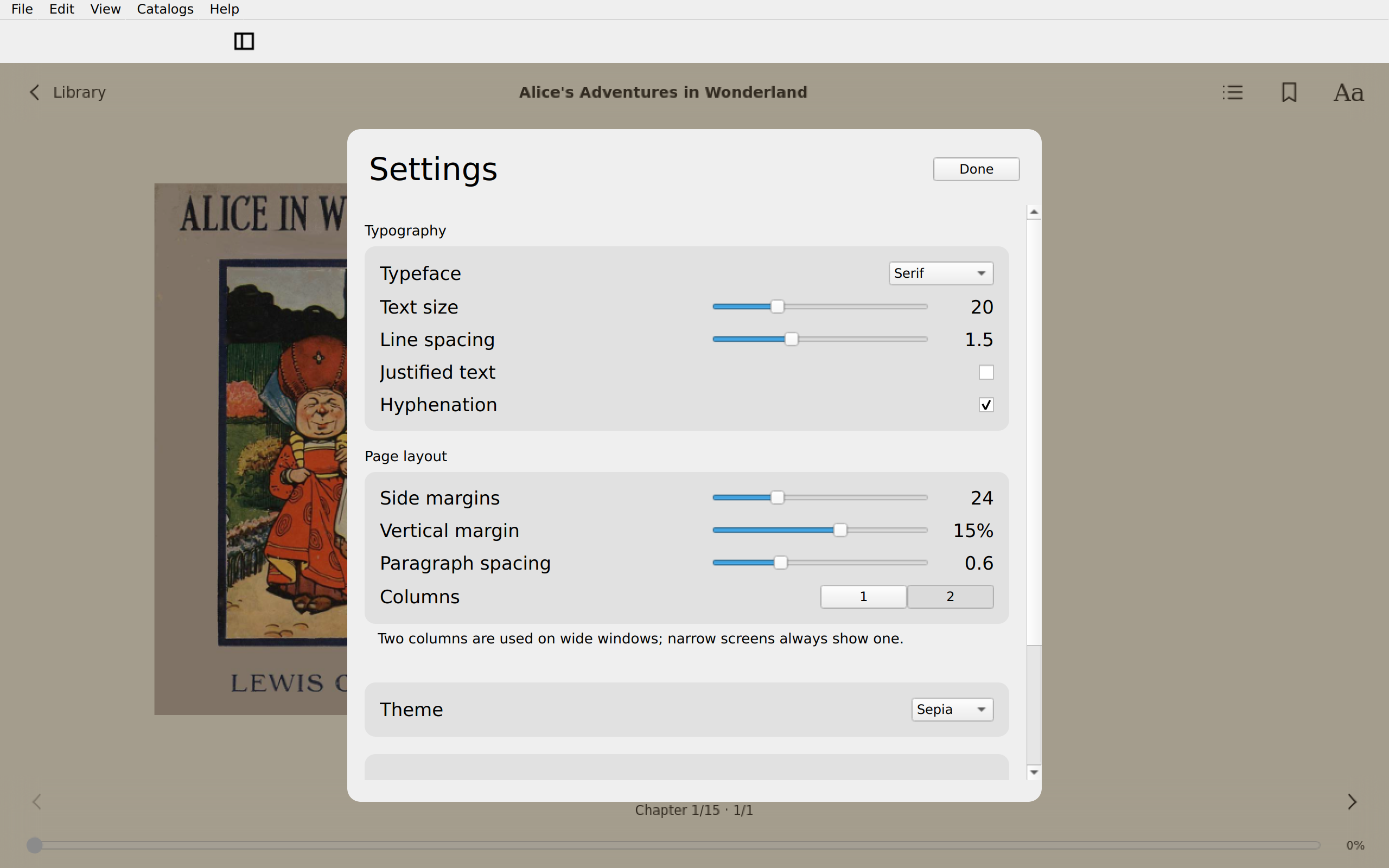 Settings, Linux Qt 6