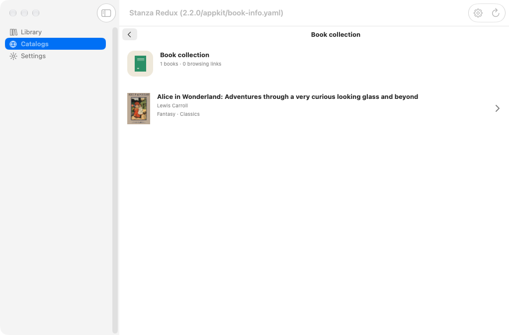 Book List, macOS AppKit
