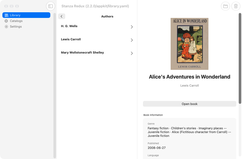 Library Authors, macOS AppKit