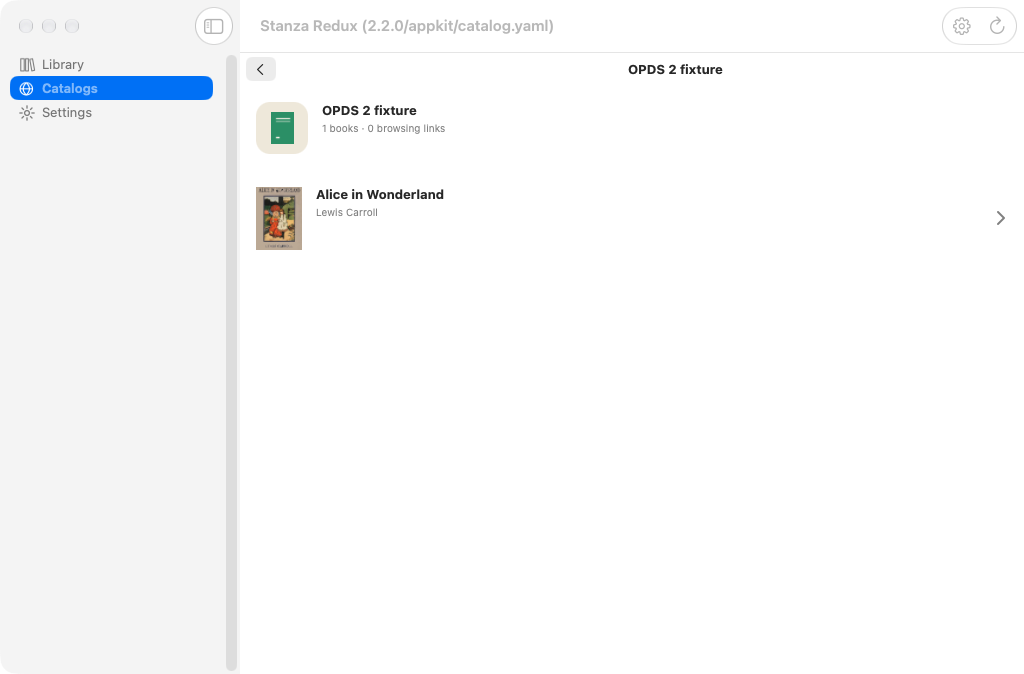 Opds2, macOS AppKit