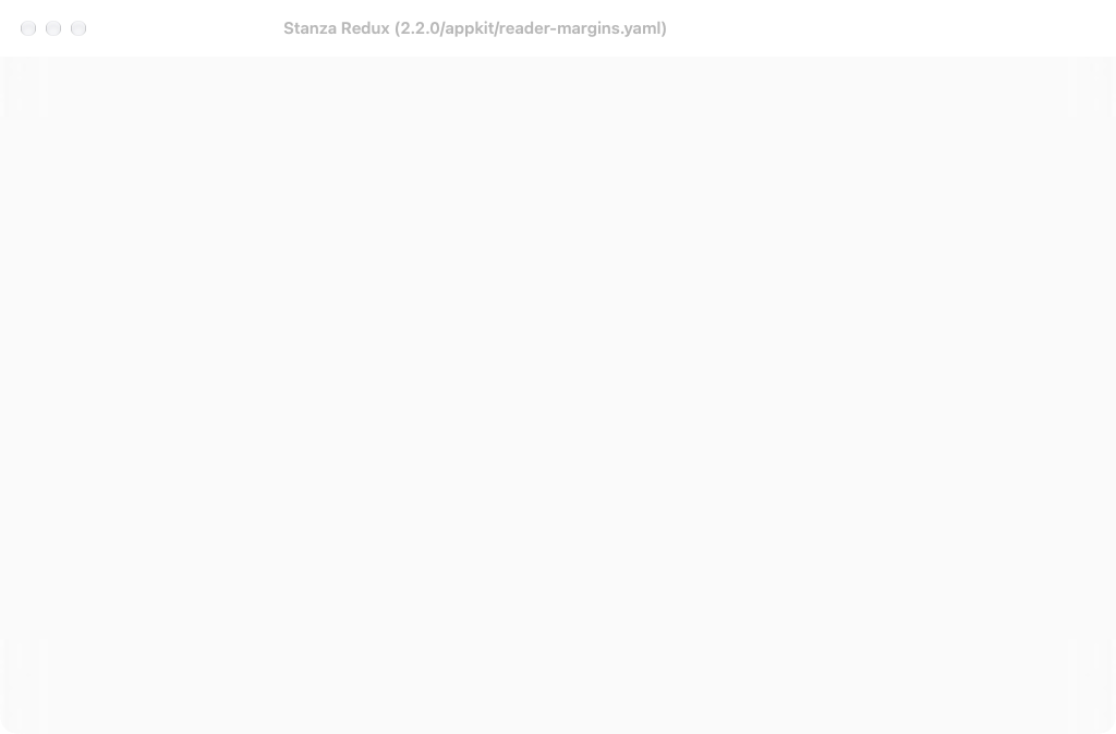 Reader Last Page Margins, macOS AppKit