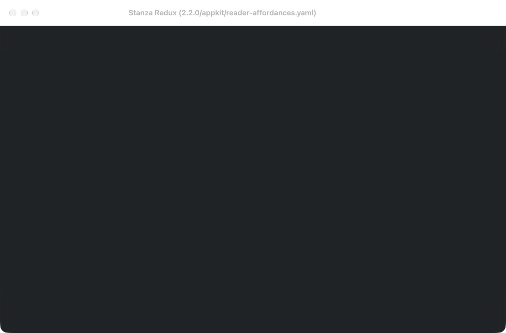 Reader Position Controls, macOS AppKit