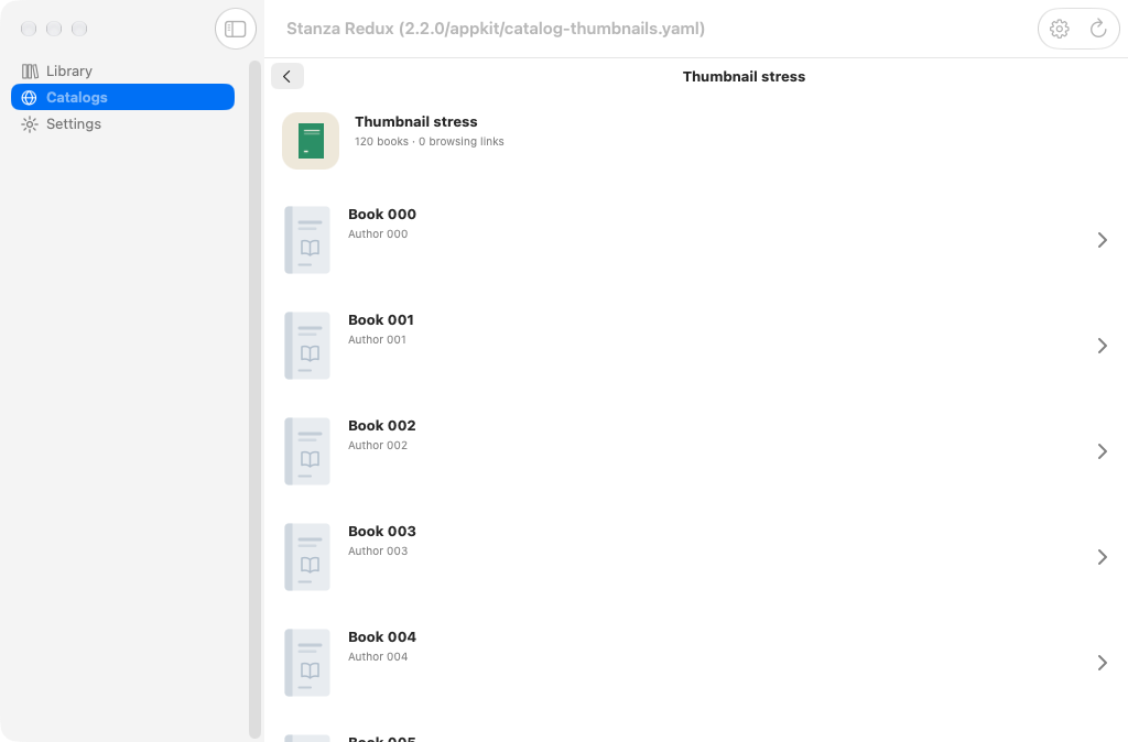 Thumbnails Loading, macOS AppKit