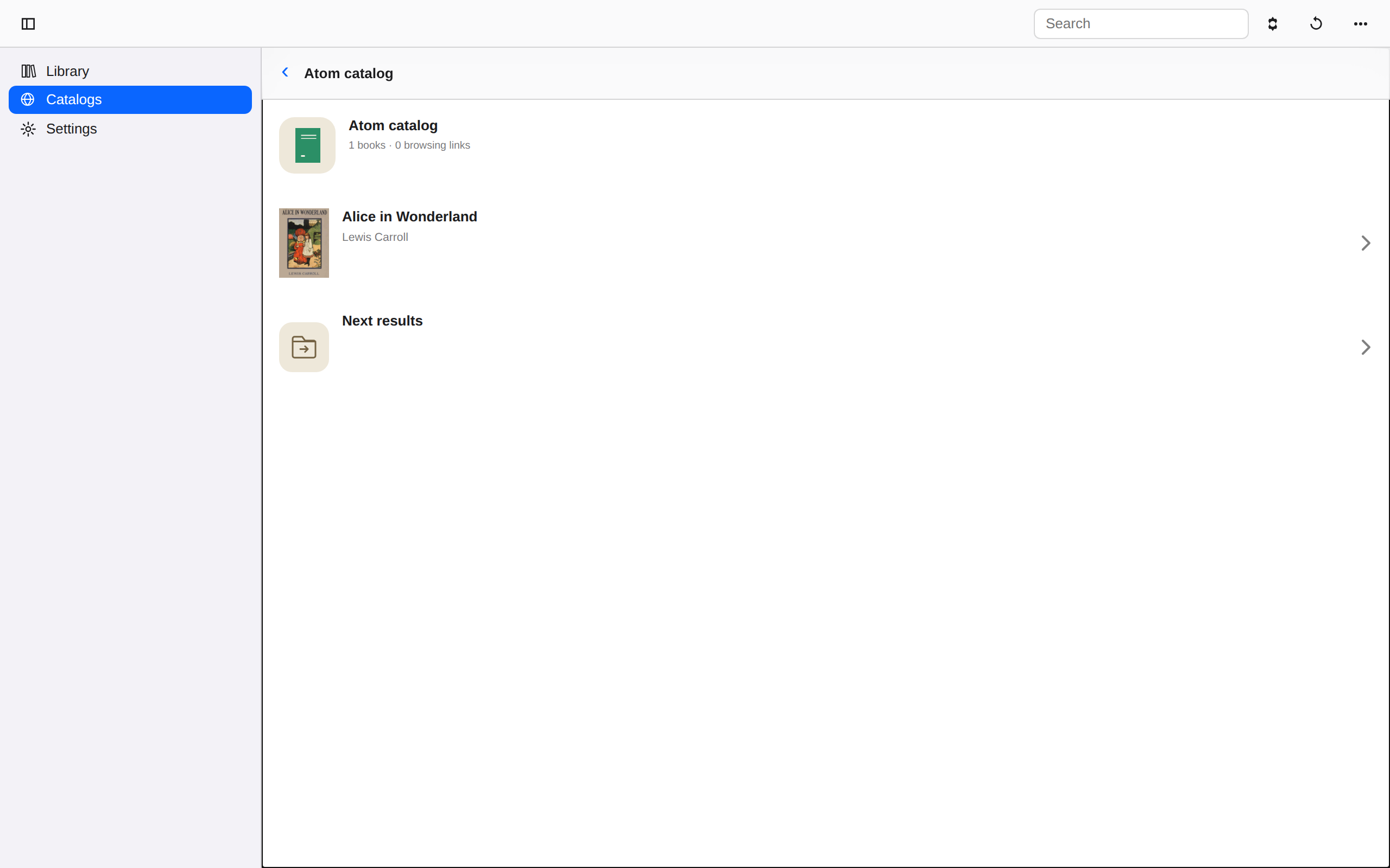 Catalog Atom Cover, Web Web DOM