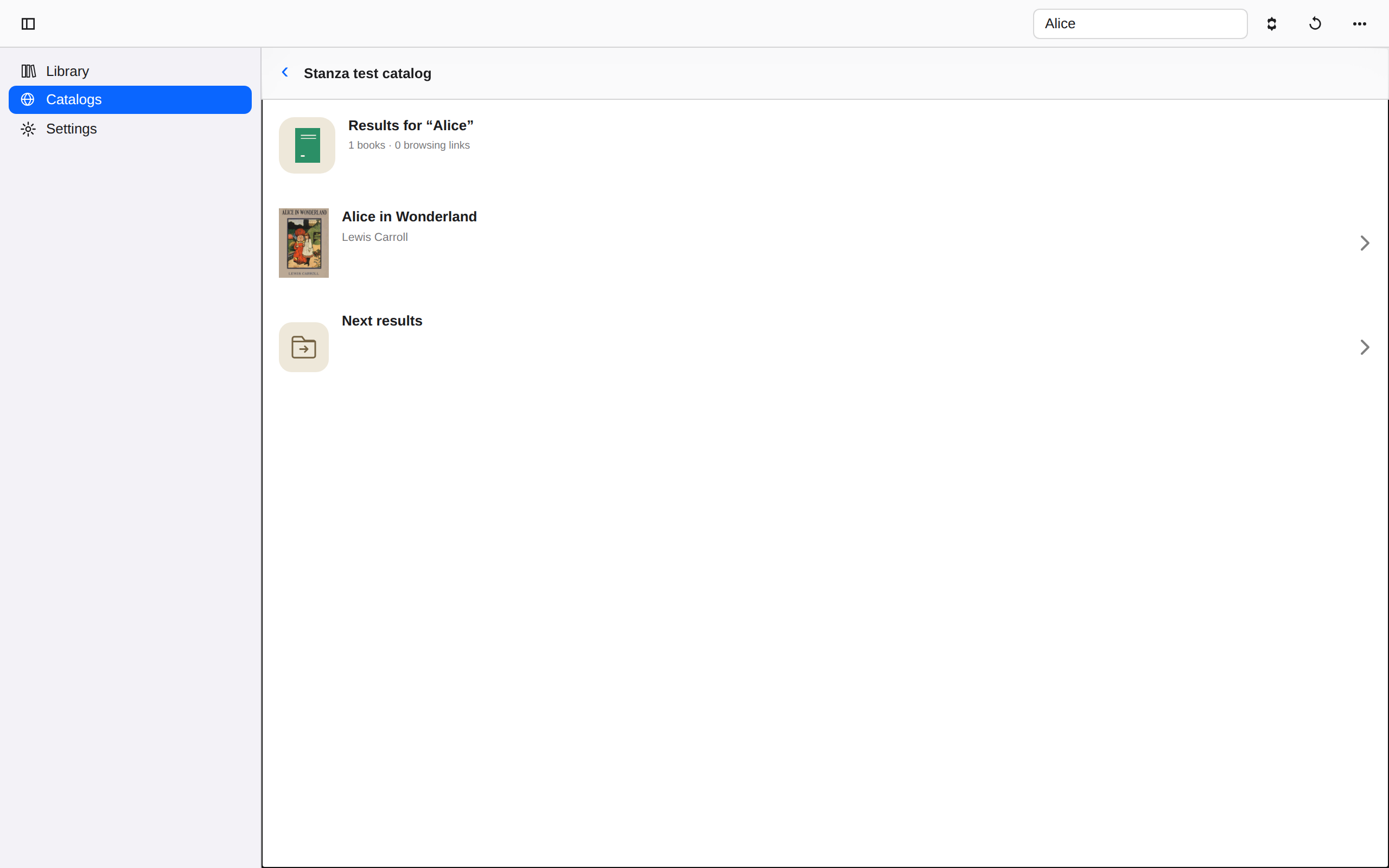 Catalog Search Results, Web Web DOM